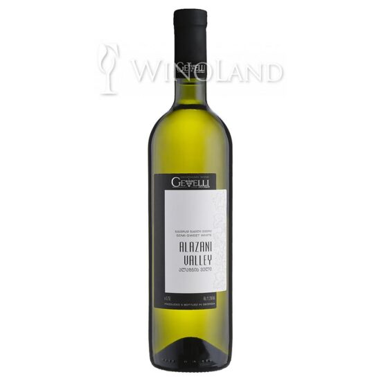 Wino Alazani White Semi Dry Gevelli [Gruzja] Półsłodkie Rkatsiteli