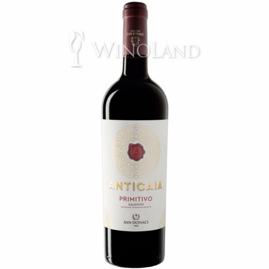 Wino Primitivo Salento Anticaia Cantina San Donaci [Włochy] Wytrawne
